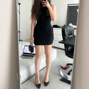 Babaton aritzia 
Sculpt Knit Racer Dress